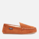 Polo Ralph Lauren Men's Dezi Iv Suede Mocassin Slippers - Snuff