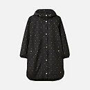 Joules Women's Rainwell Print Waterproof Raincoat - Black Gold Bee