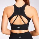 Reggiseno sportivo a taglio lungo MP Power - Nero - XS