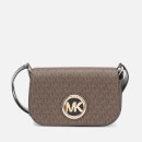 Michael Michael Kors Women's Samira Small Flap Messenger Bag - Brown/Black