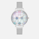Olivia Burton Women's Ice Queen Mesh Watch - Silver