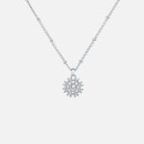 Ted Baker Women's Lusha: Love Blossom Pendant - Silver/Crystal