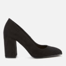 Dune Women's Alila Leather Chunky Court Heels - Black