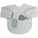 Done by Deer Sleeved Bib - Sea Friends - 6-18m - Grey