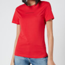 Calvin Klein Jeans Women's Back Monogram Crew Neck T-Shirt - Racing Red