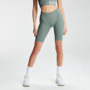 MP Women's Fade Graphic Training Cycling Shorts - Washed Green - XXS