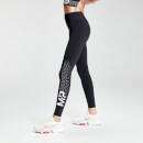 MP Women's Fade Graphic Training Leggings - Black - XXS