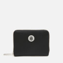 Tommy Hilfiger Women's Core Compact Zip Around Wallet - Black