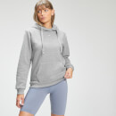 MP Women's Essentials Hoodie with Kangaroo Pocket - Grey Marl - XXS