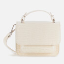 HVISK Women's Renei Croco Cross Body Bag - Soft Off White