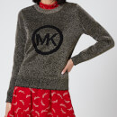 MICHAEL MICHAEL KORS Women's MK Metallic Sweater - Black/Gold