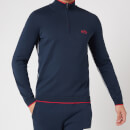 BOSS Athleisure Men's Ziston_S21 Half Zip Jumper - Navy