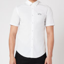 BOSS Athleisure Men's Biadia_R Short Sleeve Shirt - White