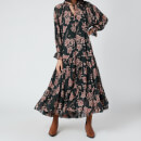 Free People Women's Feeling Groovy Maxi Dress - Forest Combo