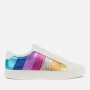 Kurt Geiger London Women's Lane Stripe Leather Cupsole Trainers - Multi