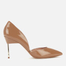 Kurt Geiger London Women's Bond 90 Patent Leather Court Shoes - Nude