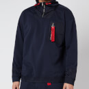 HUGO Men's Damboo Half Zip Jacket - Dark Blue