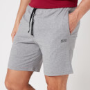 BOSS Loungewear Men's Mix&Match Shorts with Contrast Waistband - Medium Grey