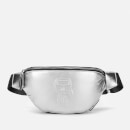 Karl Lagerfeld Women's K/Ikonik Nylon Bumbag - Silver