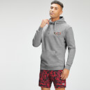 MP Men's Adapt Embroidered Hoodie - Storm Grey Marl  - XS