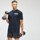 MP Men's Adapt Tie Dye Short Sleeve Oversized T-Shirt - Petrol Blue/Black  - XXS