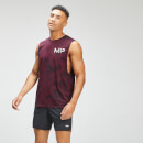 MP Men's Adapt Tie Dye Tank Top - Black/Merlot  - XXS