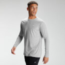 MP Men's Essentials Long Sleeve Top - Classic Grey Marl - XXS