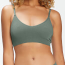 MP Women's Composure Seamless V-Neck Bralette - Cactus Green - XS