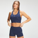 MP Women's Adapt Camo Sports Bra - Petrol Blue  - XS