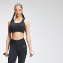 Reggiseno sportivo incrociato in Repreve®  MP Tempo - Nero - XXS