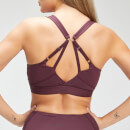 MP Women's Power Ultra Sports Bra - Port/Black  - L