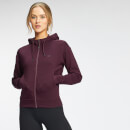 MP Women's Power Ultra Zip Through Hoodie - Port  - L