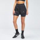 MP Women's Velocity Running Double Layer Shorts - Black - XXS
