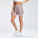 MP Women's Velocity Running Double Layer Shorts - Fawn - XXS