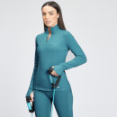 MP Women's Power 1/4 Zip Top - Ocean Blue - XXS