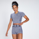 MP Women's Curve Crop Short Sleeve T-Shirt - Galaxy Blue  - XXS