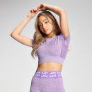 MP Women's Curve Crop Short Sleeve T-Shirt - Deep Lilac - XS