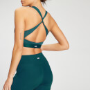 MP Women's Power Cross Back Sports Bra - Deep Teal - XS