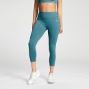 MP Women's 3/4 Power Leggings - Ocean Blue - XXS