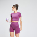 MP Women's Shape Seamless Ultra Crop Top - Orchid - XXS