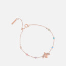 Olivia Burton Women's Rainbow Bee Rainbow Bee Chain Bracelet - Rose Gold