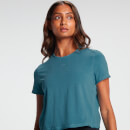 MP Women's Training Cropped T-Shirt - Ocean Blue  - XXS