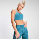 MP Women's Training Racer Back Sports Bra - Ocean Blue  - XXS