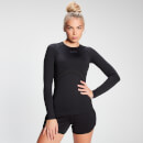 MP Women's Engage Base Layer Rash Guard - Black/Graphite  - XXS