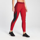 MP Women's Engage Colour Block Leggings - Danger/Wine  - XXS