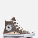 Converse Kids' Chuck Taylor All Star Hi - Top Trainers - Gold/ White