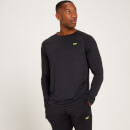 Maglia a maniche lunghe sportiva con stampa MP Linear Mark da uomo - Nera - XS