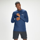 T-shirt a maniche lunghe sportiva con stampa MP Infinity Mark da uomo - Blu intenso - XXS