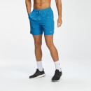 MP Men's Graffiti Graphic Training Shorts - Bright Blue  - XXS