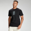 T-shirt a maniche corte con stampa MP Repeat da uomo - Nera - XS